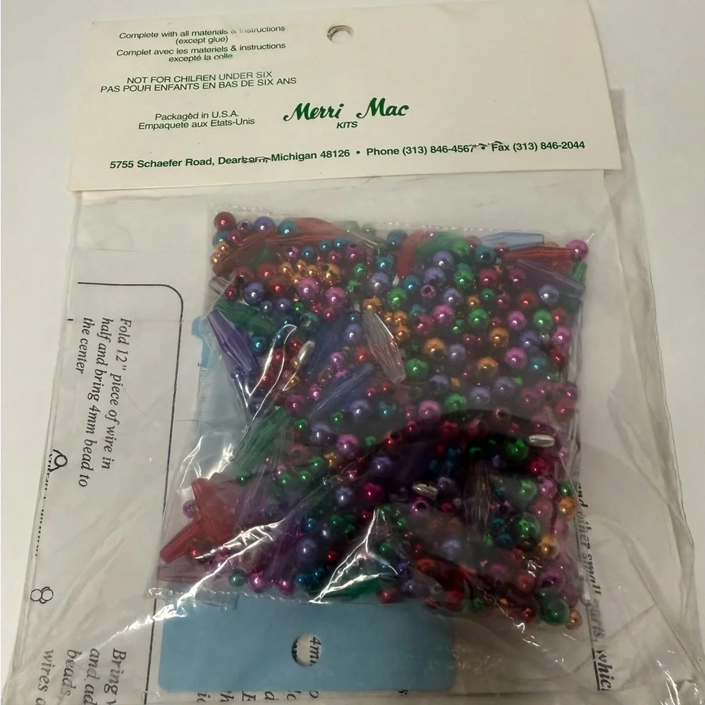Christmas kits ...DIY 9' garland multi color beading